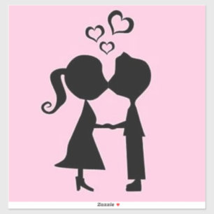 STICKER VALENTINE KISS