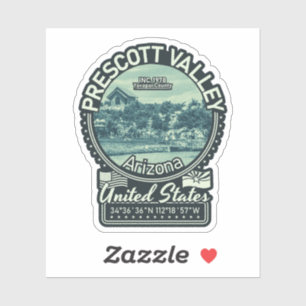 STICKER VALLÉE DE PRESCOTT ARIZONA - FORÊT NATIONALE DE PR