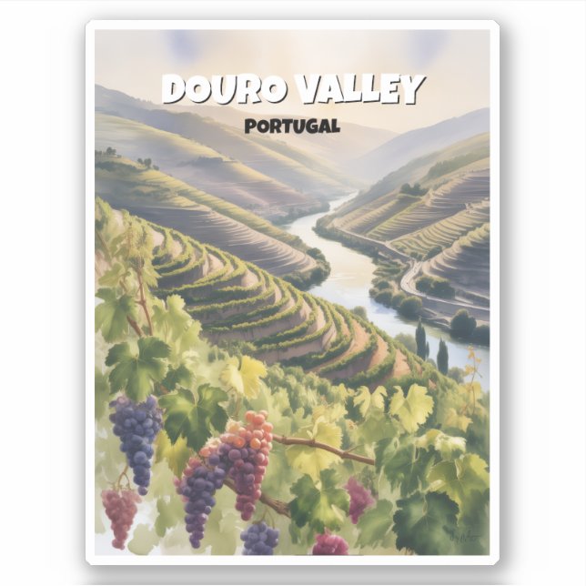 Sticker Vallée du Douro Portugal (Devant)