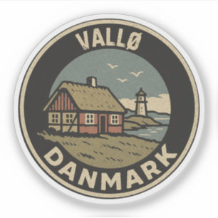 Sticker Vallø, Danemark Danmark