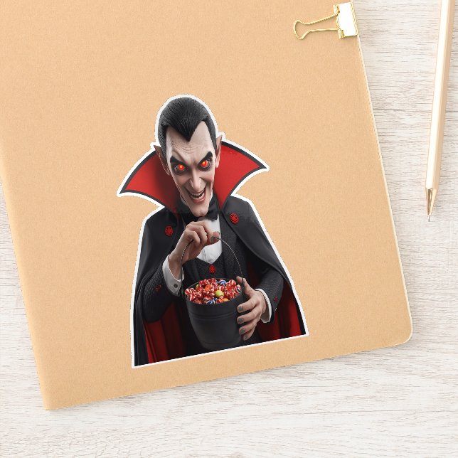 Sticker Vampire déplaisant Dracula (Carnet)