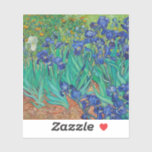 Sticker Van Gogh Irises. Impressionnisme vintage floral bl<br><div class="desc">Colonne Van Gogh "Irises". L'art de l'impressionnisme floral bleu.</div>