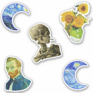 Sticker Van Gogh pattern
