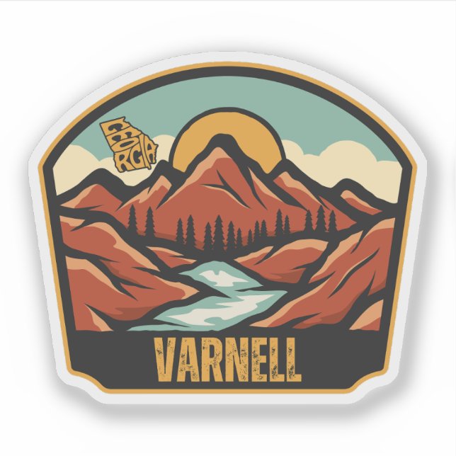 Sticker Varnell, Géorgie (Devant)