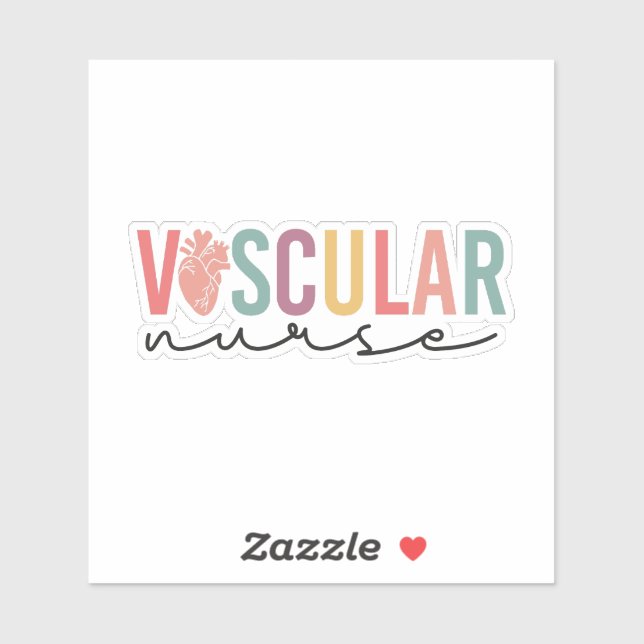 Sticker Vascular Nurse (Feuille)