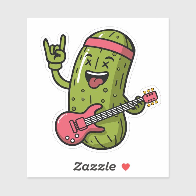 Sticker Vedette Cornichon (Feuille)