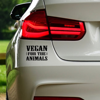 Sticker Végétan Pour Les Animaux, Décal De Voiture