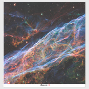Sticker Veil Nebula Supernova Reste Télescope Hubble