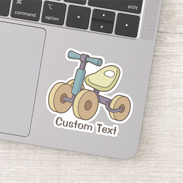 Sticker Vélo de jouets (Détail)