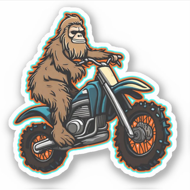 Sticker Vélo droit Sasquatch (Devant)