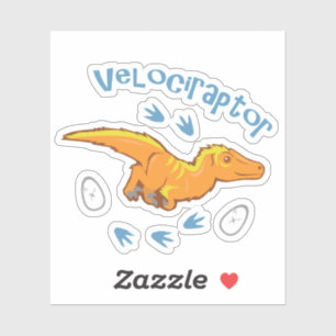 Sticker Velociraptor mou