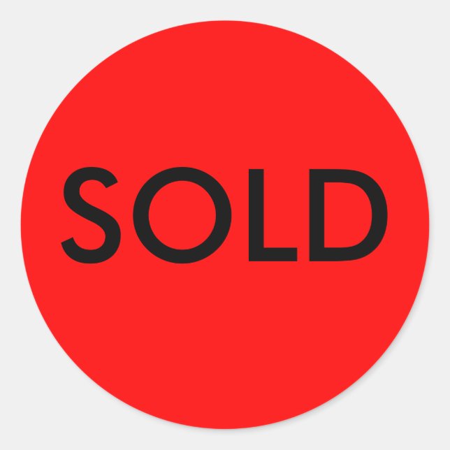 Sticker VENDU (Devant)