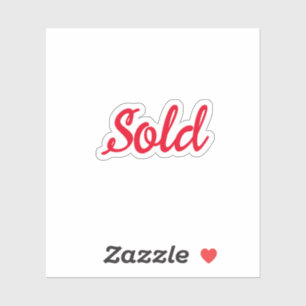 Sticker Vendu Signal pour les revendeurs Fermer Jour Nous