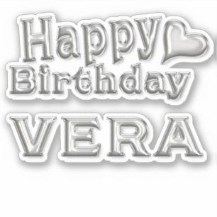 Sticker Vera Happy Birthday
