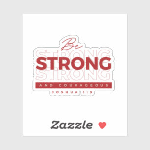 Sticker Verbe biblique Joshua 1:9