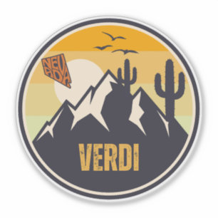 Sticker Verdi, Nevada