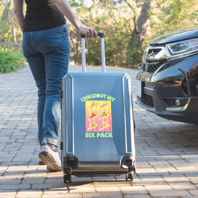 Sticker VÉRIFIEZ MA pizza SIX PACK (Valise Insitu)