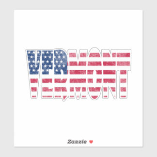 Sticker Vermont state