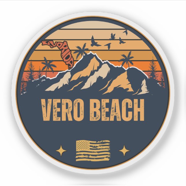 Sticker Vero Beach, Floride  (Devant)