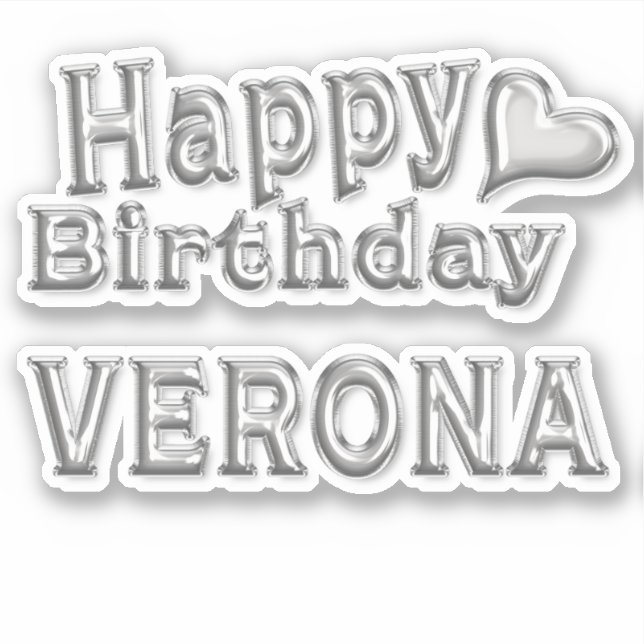 Sticker Verona Happy (Devant)