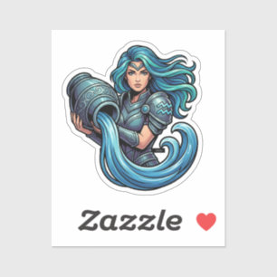 Sticker Verseau Porteur d'Eau
