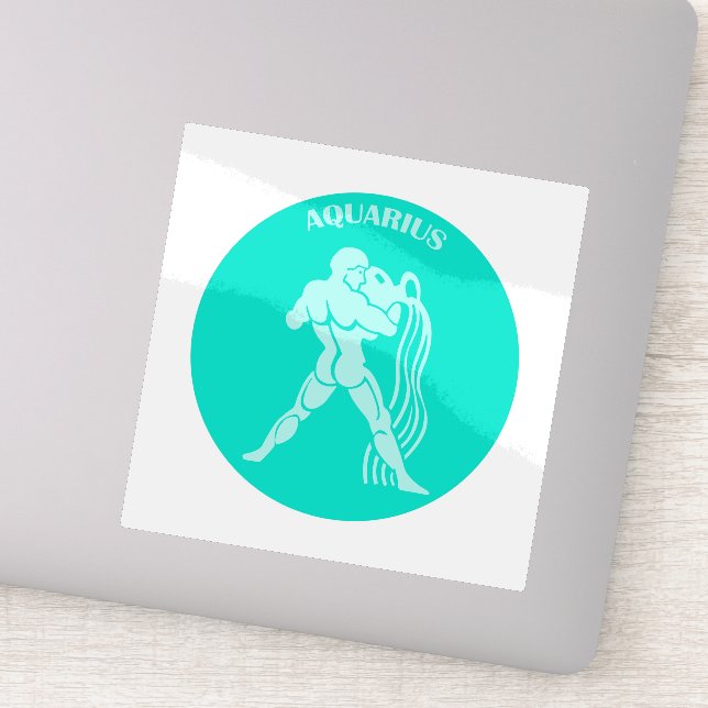 Sticker Verseau, Signe du zodiaque, Horoscope, Astrologie (Détail)