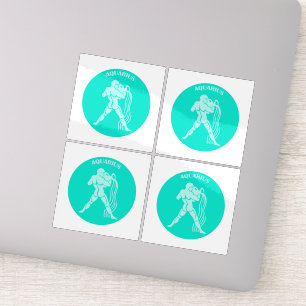 Sticker Verseau, Signe du zodiaque, Horoscope, Astrologie