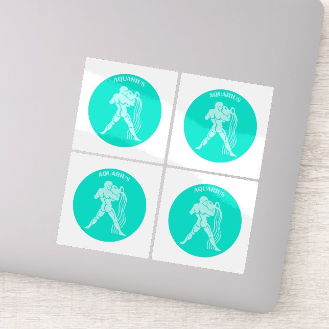 Sticker Verseau, Signe du zodiaque, Horoscope, Astrologie (Détail)