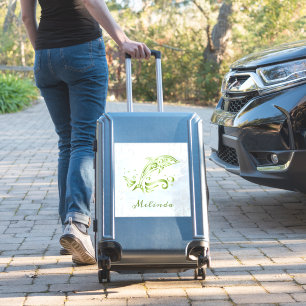 Sticker vert Dolphin Vinyl