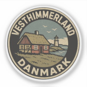 Sticker Vesthimmerland, Danemark Danemark