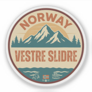 Sticker Vestre Slidre, Norvège Norvège