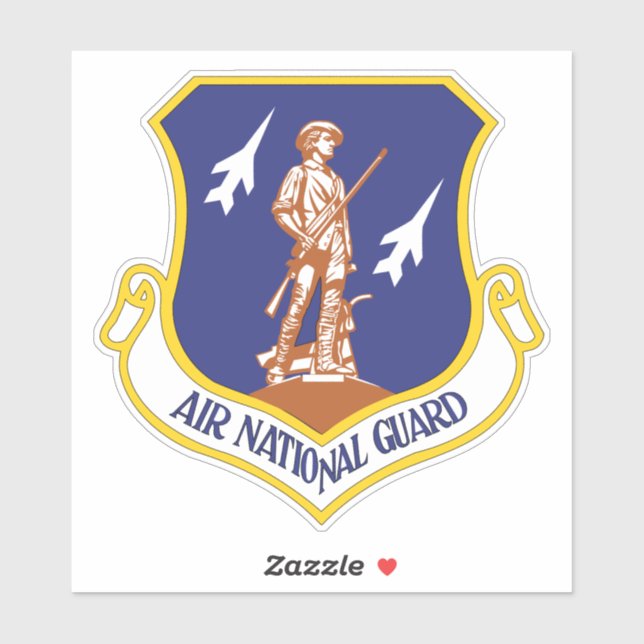 Sticker Vétéran militaire de l'armée de l'air (Feuille)