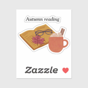 Sticker Vibes Confortables Automne - Cocos Chauds, Livres 