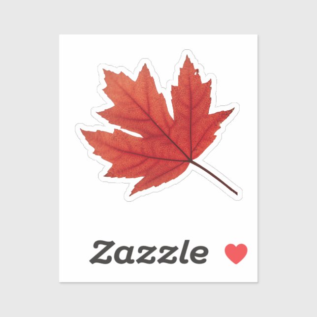 Sticker Vibes d'automne douillettes : automne (Feuille)