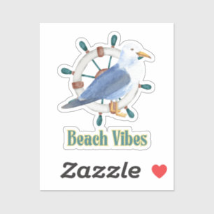 Sticker vibes de plage