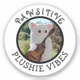Sticker Vibes Plushie Pawsitive Cute Kawaii Photo