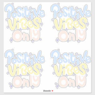 Sticker Vibes Positives Seulement