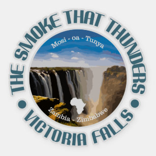 Sticker Victoria Falls (rd)