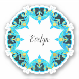 Sticker Victorien Exquise Design Classique Votre Propre