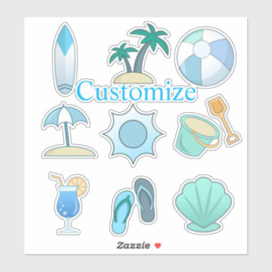 Sticker Vie sur la plage Thunder_Cove