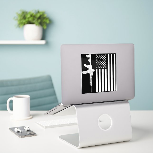 Sticker Vieille Gloire  (Ordinateur portable sur le bureau)