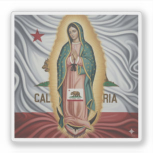 Sticker Vierge de Guadalupe - Californie