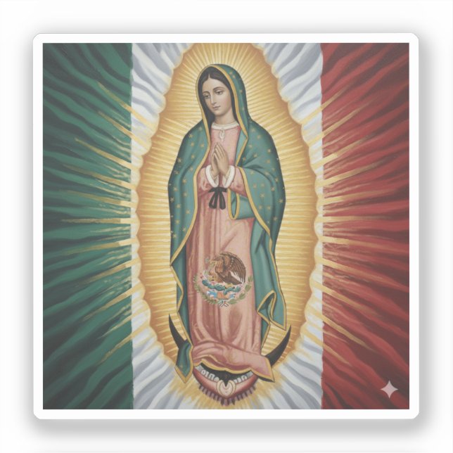 Sticker Vierge de Guadalupe - Mexique (Recto)