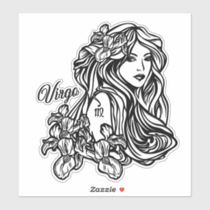 Sticker Vierge du zodiaque Vierge