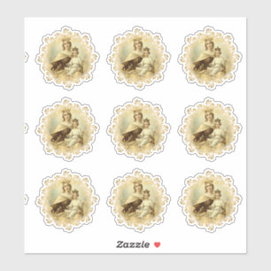 Sticker Vierge Marie Mont Carmel Jésus Vinyl Religieux