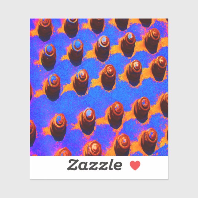 Sticker Vieux boulons (Feuille)