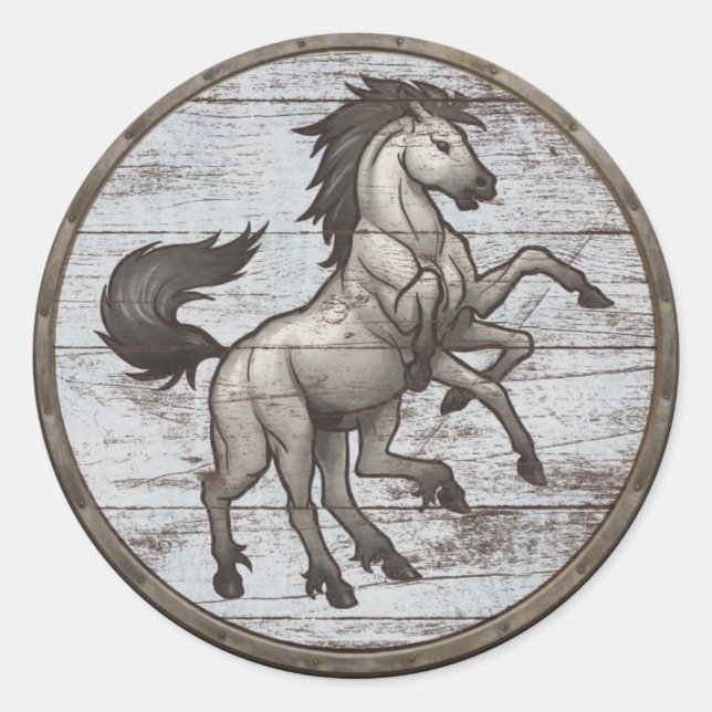Sticker Viking Shield - Sleipnir (Devant)