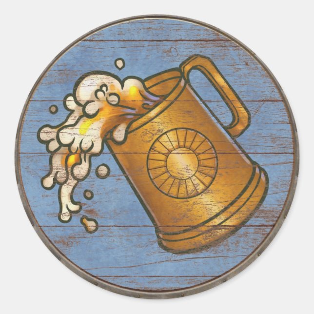 Sticker Viking Shield - Tankard (Devant)