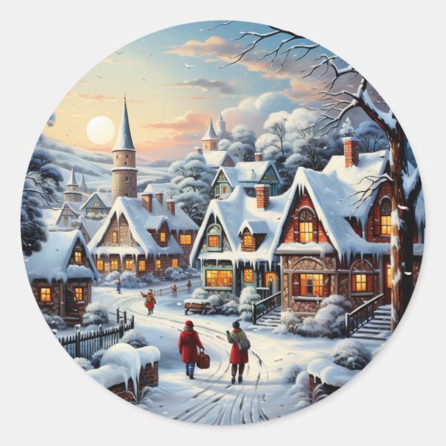 Sticker Village Winter Wonderland (Devant)