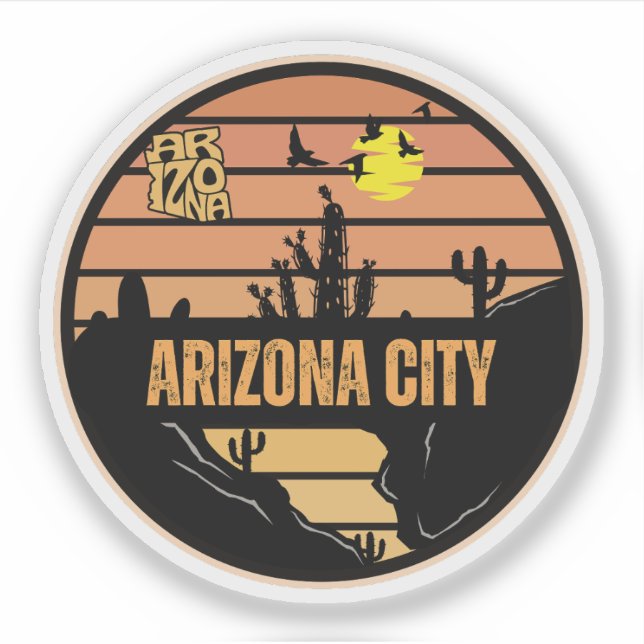 Sticker Ville d'Arizona, Arizona (Devant)
